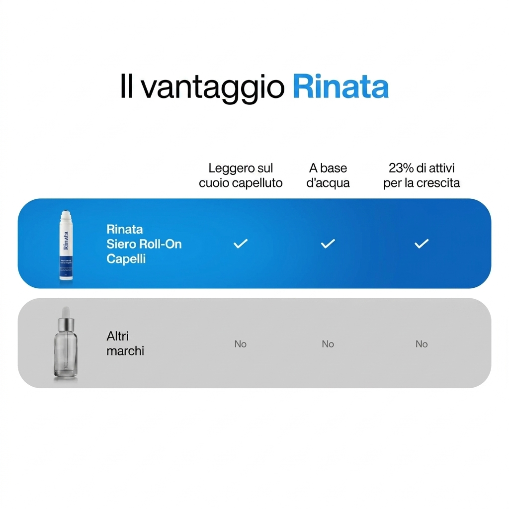 Rinata Siero Roll-On per la Crescita dei Capelli