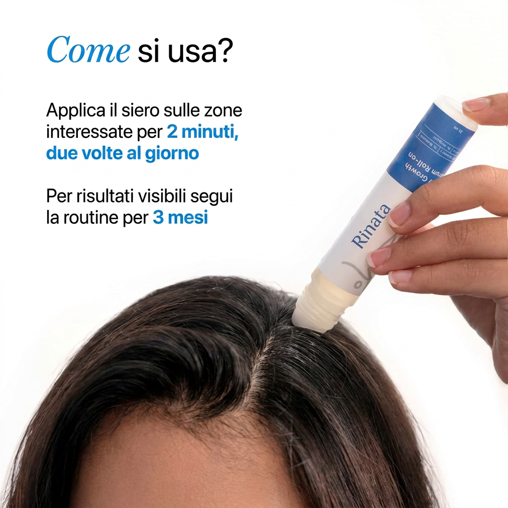 Rinata Siero Roll-On per la Crescita dei Capelli